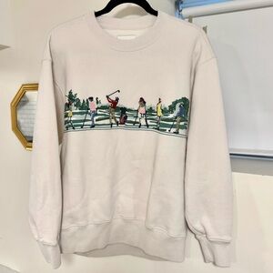 Abercrombie & Fitch Stitched Golf Crewneck Sweater